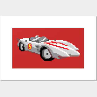 Pixelate Mach 5 Posters and Art